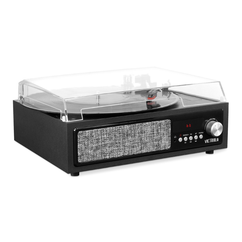 Victrola Black 3In1 Record Player Bt