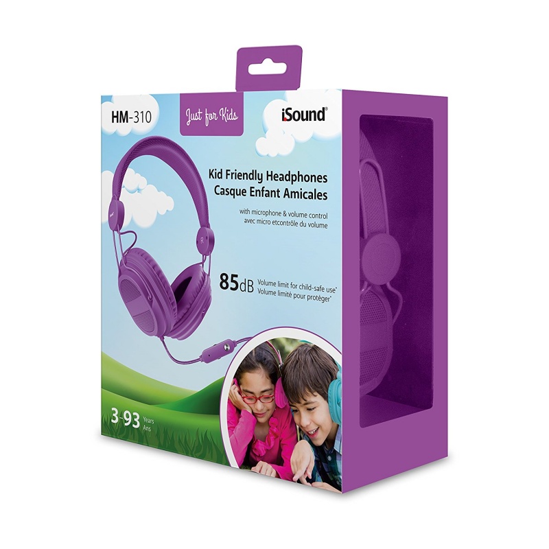 Hm-310 Kid Friendly Headphones Purple
