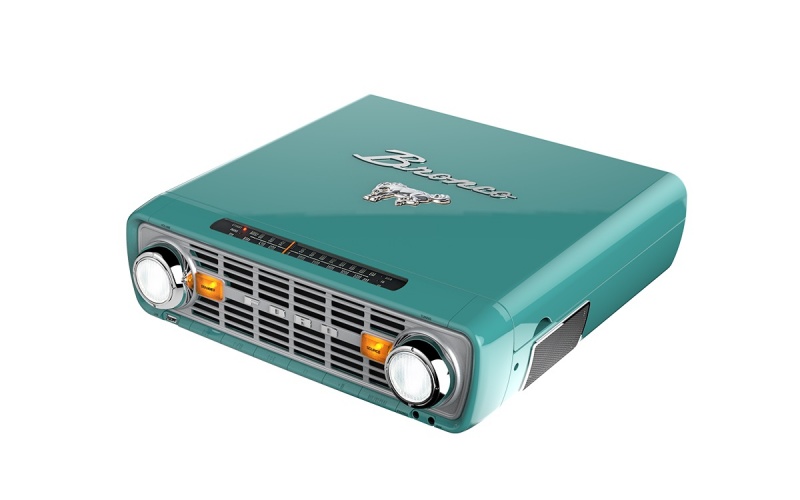 4-In-1 Retro Music Center In Teal