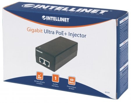 1-Port Gigabit Ultra Poe+ Injector 60w