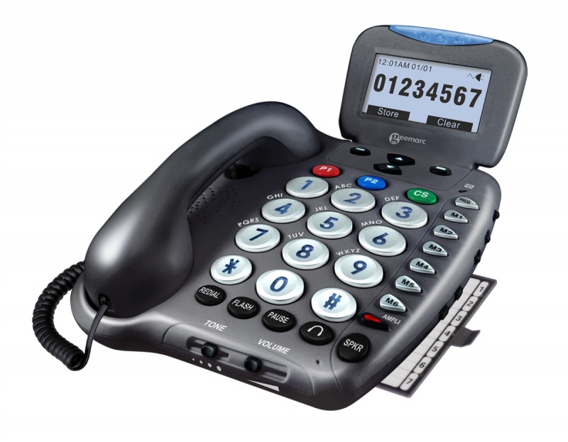 Amplified Phone With Talking Caller Id