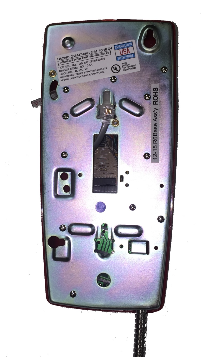 255447Ahc20m Wall Phone W/Metal Cradle
