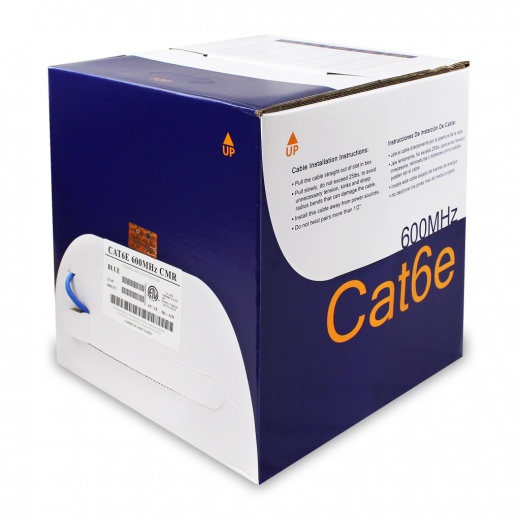 Wavenet Cat6e 600 Mhz Cmr 6E04urbl4 Blue High-Performance Data Cable