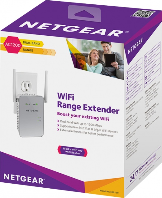 Netgear Wifi Ac1200 Range Extender DB Gigabit