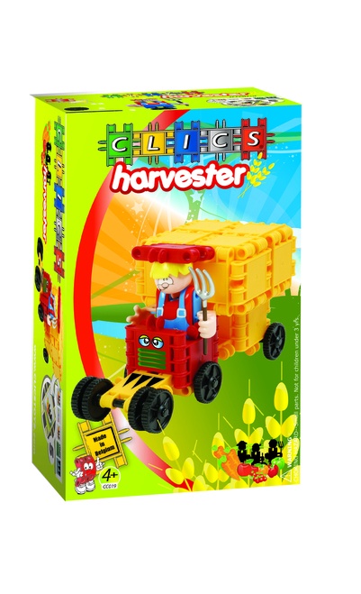 Farmer On Harvester Machine