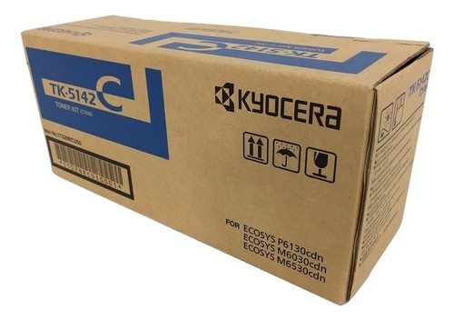 1T02nrcus0 | Original Kyocera Tk-5142C Toner Cartridge - Cyan