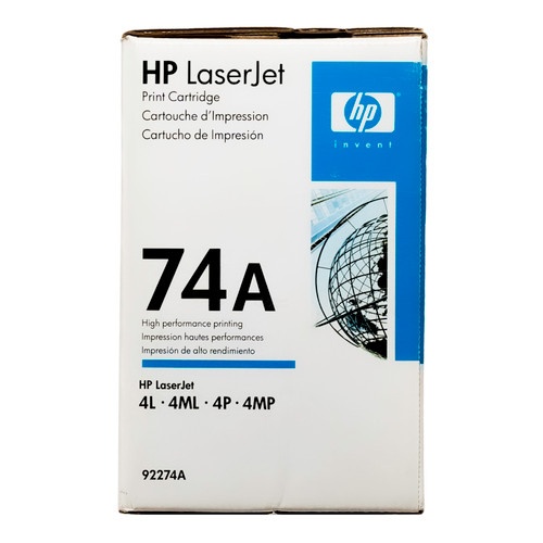 Hp 74A Original Hp Black Toner Cartridge