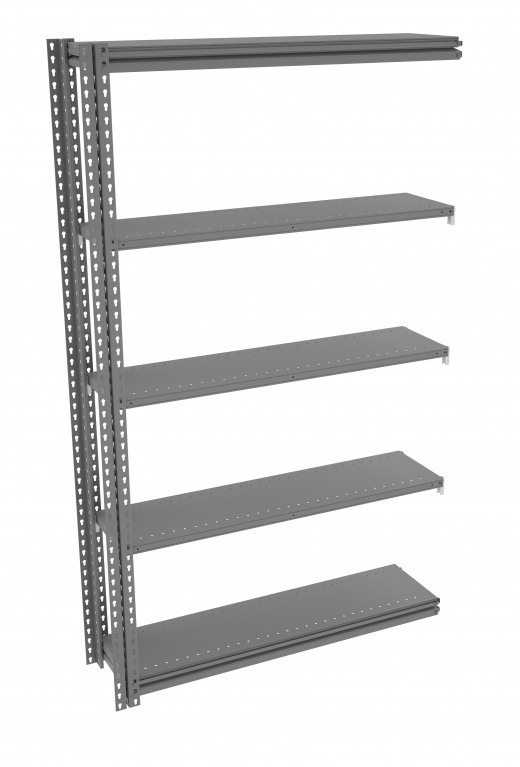 Z-Line Steel Shelving Add-On Unit - 5 Level Tennsco's Boltless Shelving