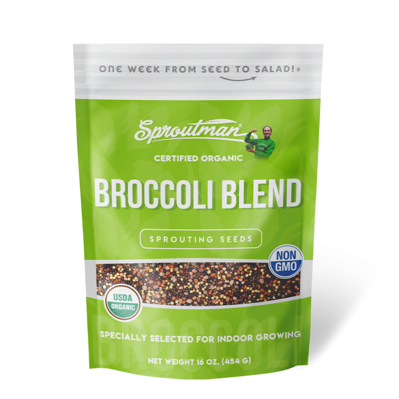 Sproutman® Organic Broccoli Blend Sprouting Seeds (16 Oz)