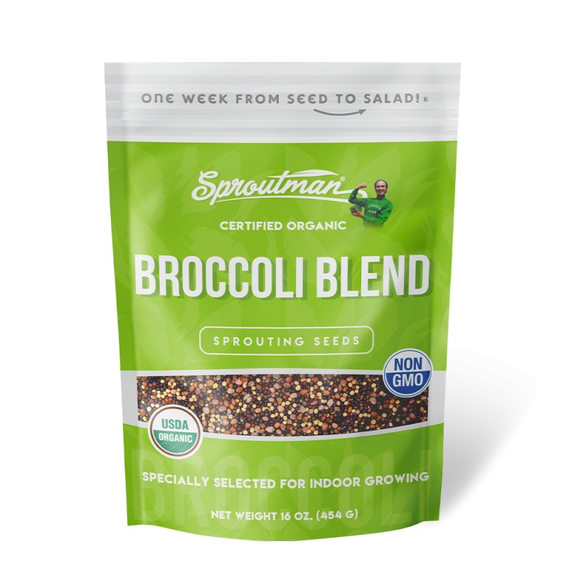 Sproutman® Organic Broccoli Blend Sprouting Seeds (16 Oz)