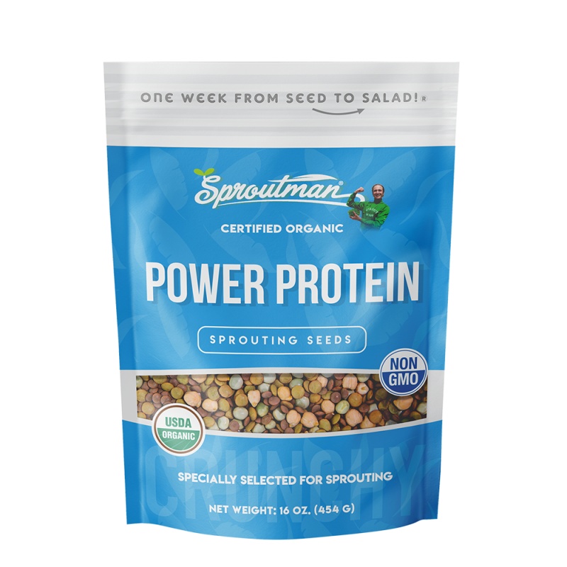 Sproutman® Organic Power Protein Sprouting Seeds (16 Oz)
