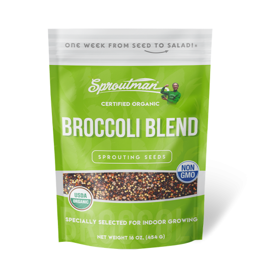 Sproutman Organic Broccoli Blend Sprouting Seeds