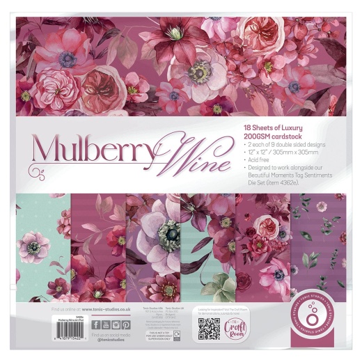 Mulberry Wine 12 X 12 Art Paper Pad - 5422e