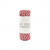 Hemptique Cotton Bakers Twine Spool, 2-Ply, 410', Red