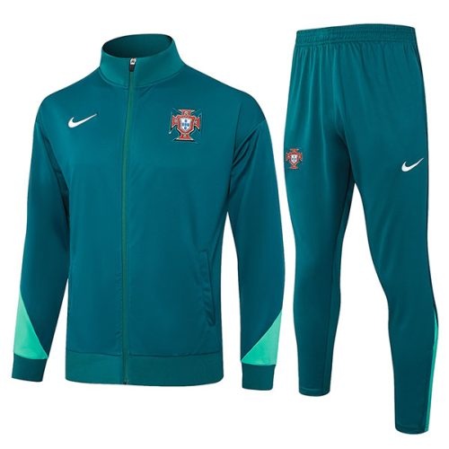 2024-2025 Portugal Jacket + Pants Training Suit Green