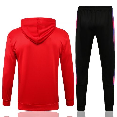 2021-2022 Psg Hoodie Training Suit Red, Size: Xl