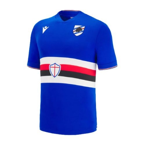 2022-2023 Sampdoria Home Soccer Jersey, Size: s