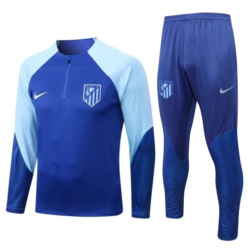 2022-2023 Atletico Madrid Training Suit Blue, Size: m