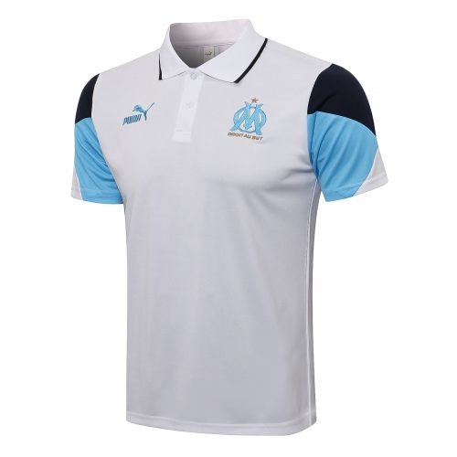 2021-2022 Marseille White Polo, Size: m