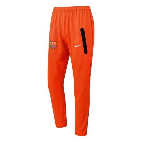 2022-2023 Barcelona Hoodie Jacket + Pants Training Suit Orange, Size: 2Xl