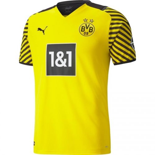 2021-2022 Dortmund Home Soccer Jersey, Size: Xl