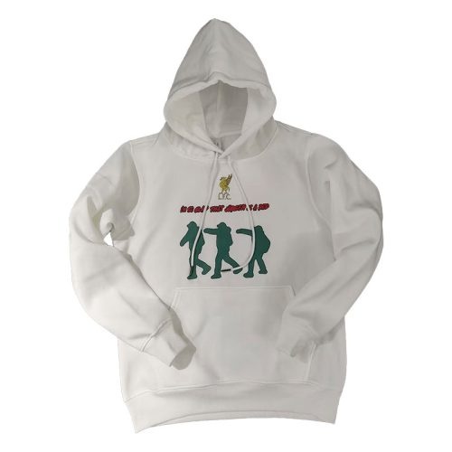 2022-2023 Liverpool Sweater Hoodie White, Size: l