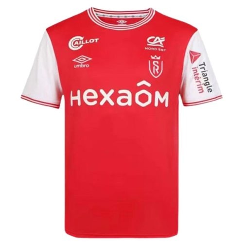 2022-2023 Stade De Reims Home Soccer Jersey, Size: Xl