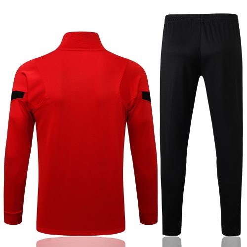 2021-2022 Atletico Madrid Jacket + Pants Training Suit Red, Size: Xl
