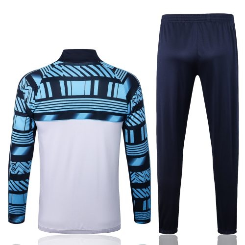 2022-2023 Marseille Jacket + Pants Training Suit White, Size: m