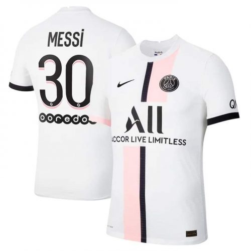 2021-2022 PSG Messi #30 Away Soccer Jersey