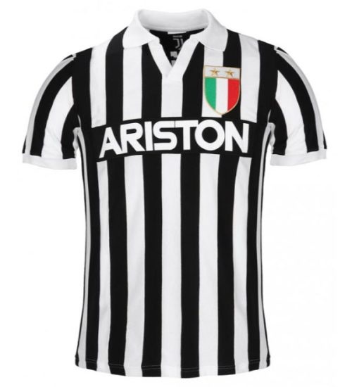 Retro 1984 Juventus Home Soccer Jersey