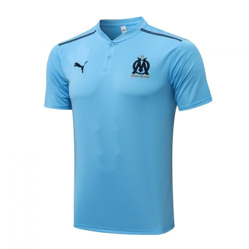 2021-2022 Marseille Light Blue Polo