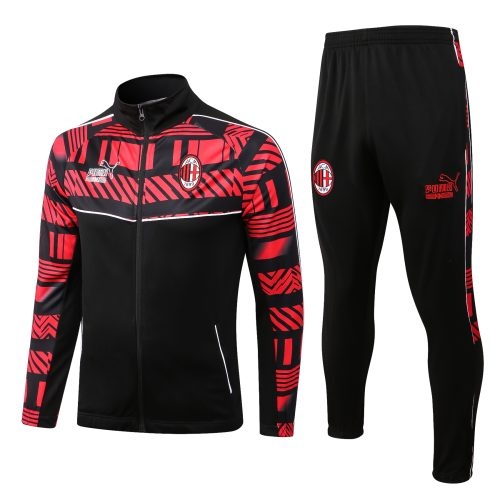 2022-2023 AC Milan Jacket + Pants Training Suit Red