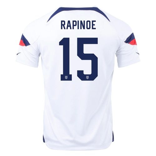 2022 USA Rapinoe #15 Home Soccer Jersey