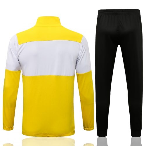 2021-2022 Dortmund Jacket + Pants Training Suit Yellow, Size: l