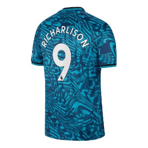2022-2023 Tottenham Hotspur Richarlison #9 Third Soccer Jersey, Size: l