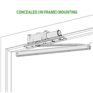 Lcn 2016 Std Overhead Concealed Door Closer