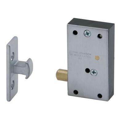 Ives-Glynn Johnson Cl12-Us26d Cabinet Latch, Satin Chrome