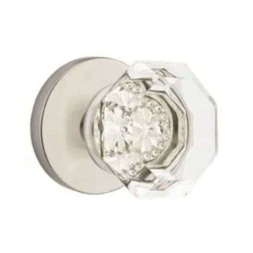 Emtek C5059OT-US15 Crystal Series Old Town Clear Crystal Grade 2 Knobset