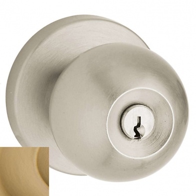 Baldwin 5218-033-Entr Modern Entry Knob With Contemporary