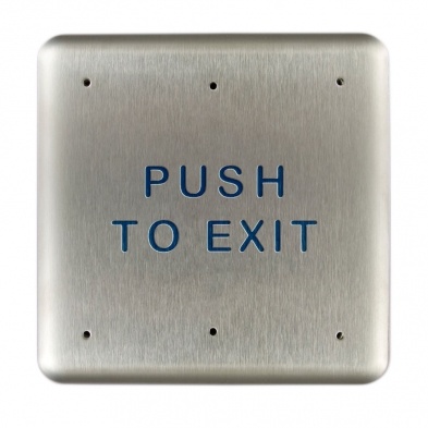Bea 10Pbs Stainless Steel Push Plate, 4.75 Square