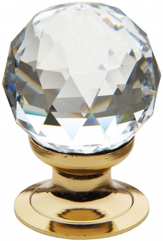 Baldwin 4334-030-S Crystal Swarovski Cabinet Knob