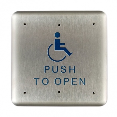 Bea 10Pbs1 Stainless Steel Push Plate, 4.75 Square