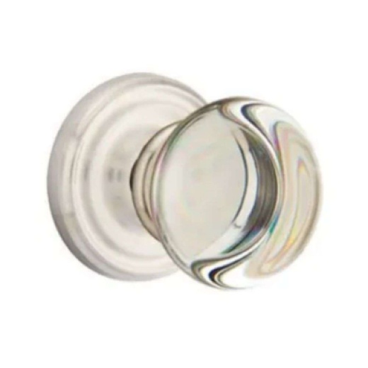 Emtek C5107PC-US15 Crystal Series Providence Crystal Grade 2 Knobset