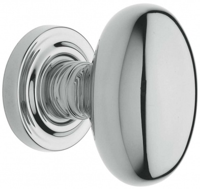 Baldwin 5025-260-Pass Egg Passage Knob With 5048 Rose