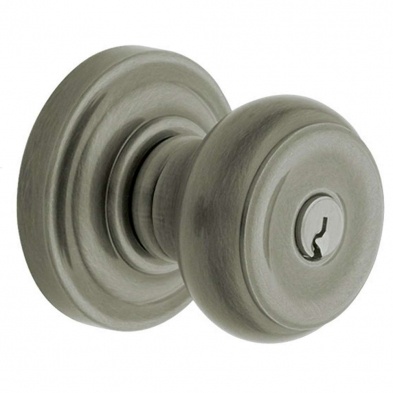 Baldwin 5213-151-ENTR Colonial Entry Knob with Classic Rose