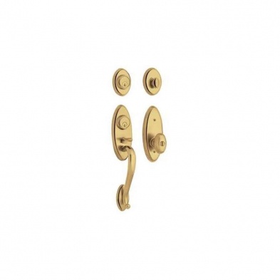 Baldwin 85345-003-2Ent Landon Two-Point Trim With Egg Knob