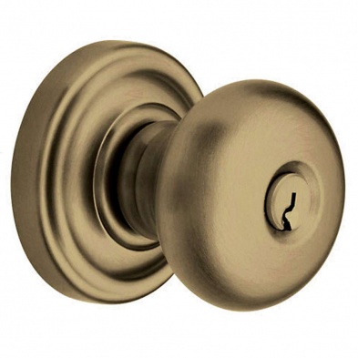Baldwin 5205-050-Entr Classic Exit Knob With Classic Rose