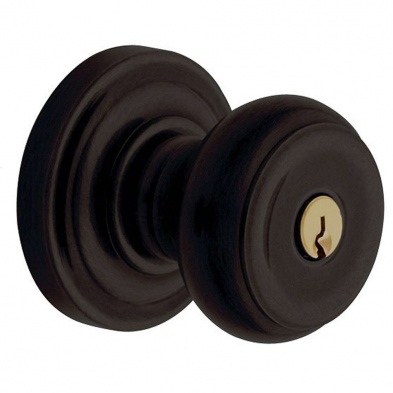 Baldwin 5210-102-Entr Colonial Exit Knob With Classic Rose