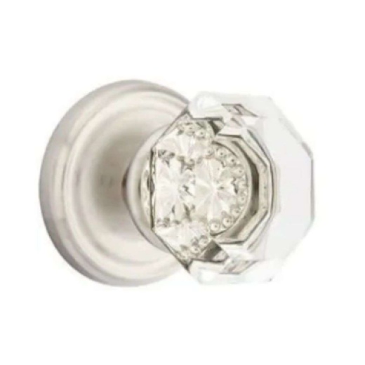 Emtek C5057OT-US15 Crystal Series Old Town Clear Crystal Grade 2 Knobset